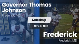 Matchup: Gov Thomas Johnson vs. Frederick  2018