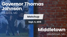 Matchup: Gov Thomas Johnson vs. Middletown  2019