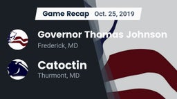 Recap: Governor Thomas Johnson  vs. Catoctin  2019