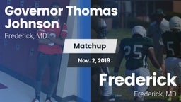 Matchup: Gov Thomas Johnson vs. Frederick  2019