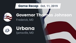 Recap: Governor Thomas Johnson  vs. Urbana  2019