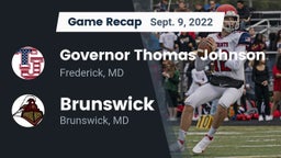 Recap: Governor Thomas Johnson  vs. Brunswick  2022