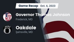 Recap: Governor Thomas Johnson  vs. Oakdale  2023