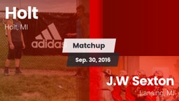 Matchup: Holt vs. J.W Sexton  2016