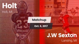 Matchup: Holt vs. J.W Sexton  2017