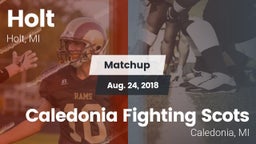 Matchup: Holt vs. Caledonia Fighting Scots 2018