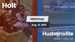 Matchup: Holt vs. Hudsonville  2018