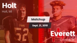 Matchup: Holt vs. Everett  2018