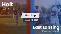 Matchup: Holt vs. East Lansing  2018