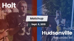 Matchup: Holt vs. Hudsonville  2019