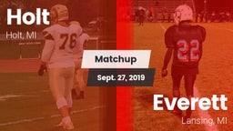 Matchup: Holt vs. Everett  2019