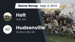 Recap: Holt  vs. Hudsonville  2019