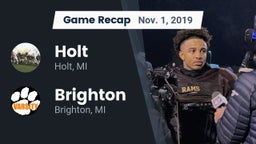 Recap: Holt  vs. Brighton  2019