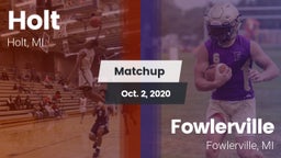 Matchup: Holt vs. Fowlerville  2020