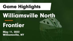 Williamsville North  vs Frontier  Game Highlights - May 11, 2022