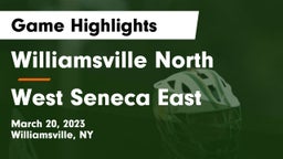 Williamsville North  vs West Seneca East  Game Highlights - March 20, 2023