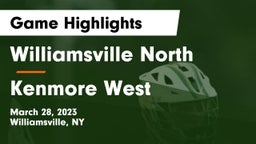 Williamsville North  vs Kenmore West Game Highlights - March 28, 2023