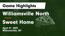 Williamsville North  vs Sweet Home  Game Highlights - April 27, 2023