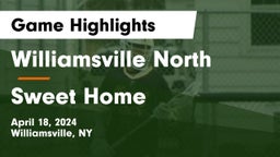 Williamsville North  vs Sweet Home  Game Highlights - April 18, 2024