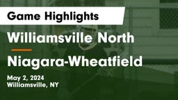 Williamsville North  vs Niagara-Wheatfield  Game Highlights - May 2, 2024
