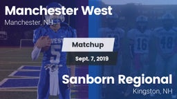 Matchup: Manchester West vs. Sanborn Regional  2019