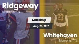 Matchup: Ridgeway vs. Whitehaven  2017