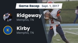 Recap: Ridgeway  vs. Kirby  2017