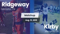 Matchup: Ridgeway vs. Kirby  2018