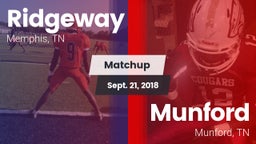 Matchup: Ridgeway vs. Munford  2018
