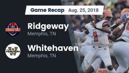 Recap: Ridgeway  vs. Whitehaven  2018