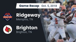 Recap: Ridgeway  vs. Brighton  2018