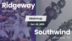 Matchup: Ridgeway vs. Southwind  2018