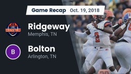 Recap: Ridgeway  vs. Bolton  2018