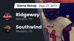 Recap: Ridgeway  vs. Southwind  2019