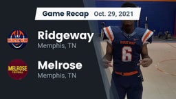 Recap: Ridgeway  vs. Melrose  2021