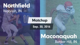 Matchup: Northfield vs. Maconaquah  2016