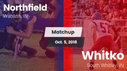 Matchup: Northfield vs. Whitko  2018
