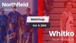 Matchup: Northfield vs. Whitko  2020