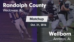 Matchup: Randolph County vs. Wellborn  2016