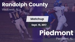Matchup: Randolph County vs. Piedmont  2017