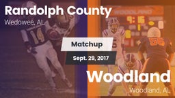 Matchup: Randolph County vs. Woodland  2017