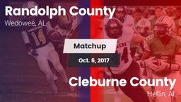 Matchup: Randolph County vs. Cleburne County  2017