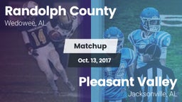 Matchup: Randolph County vs. Pleasant Valley  2017