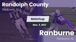 Matchup: Randolph County vs. Ranburne  2017