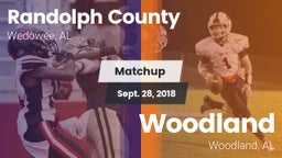 Matchup: Randolph County vs. Woodland  2018