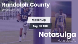 Matchup: Randolph County vs. Notasulga  2019
