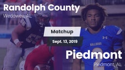 Matchup: Randolph County vs. Piedmont  2019