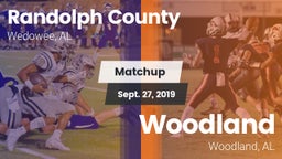 Matchup: Randolph County vs. Woodland  2019