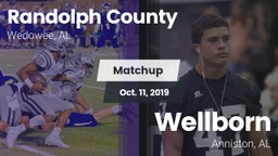 Matchup: Randolph County vs. Wellborn  2019