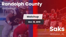 Matchup: Randolph County vs. Saks  2019